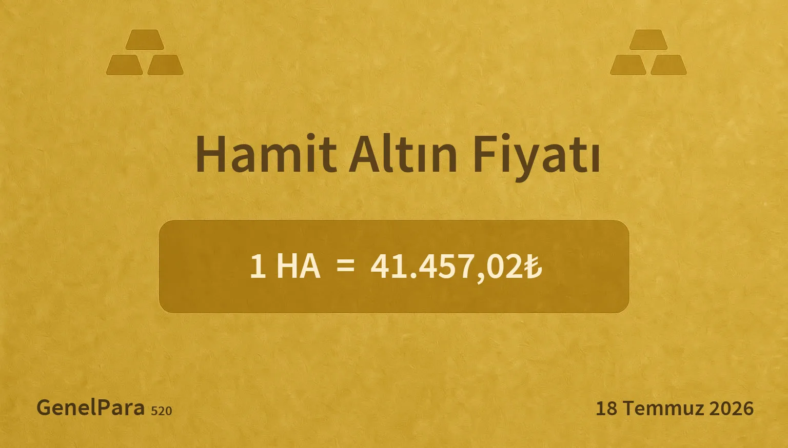 Hamit Altın Fiyatı
