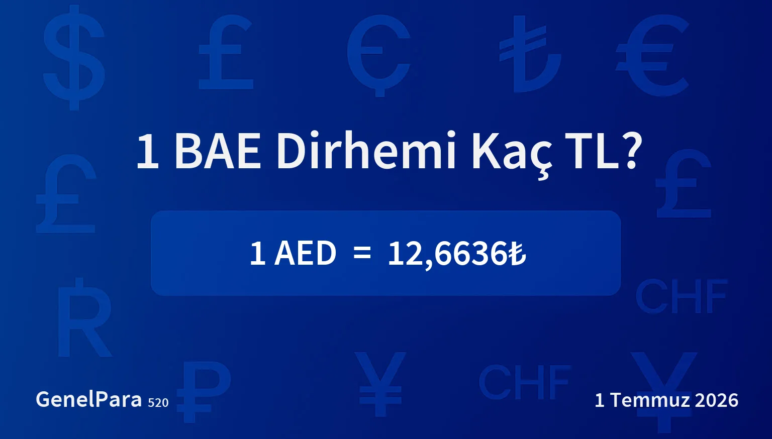 BAE Dirhemi (AED) Kuru