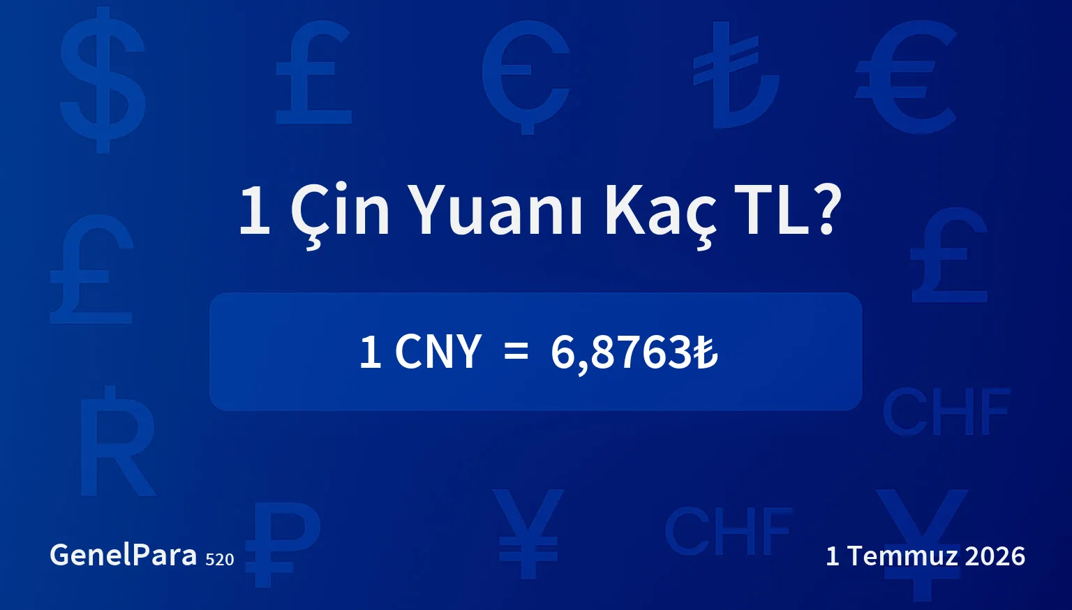 Çin Yuanı (CNY) Kuru