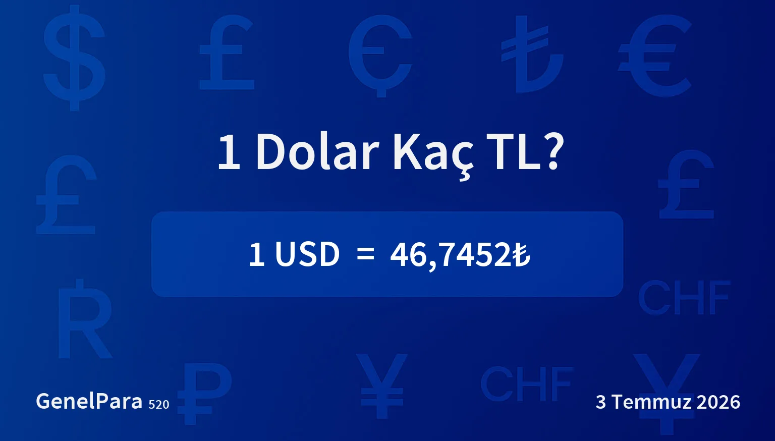 0.01 Dolar Kaç TL?