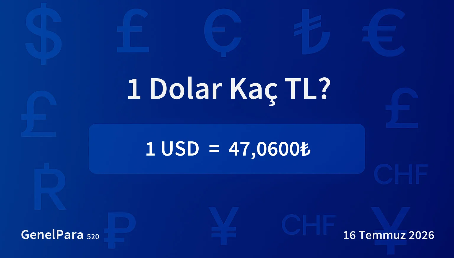 0.70 Dolar Kaç TL?