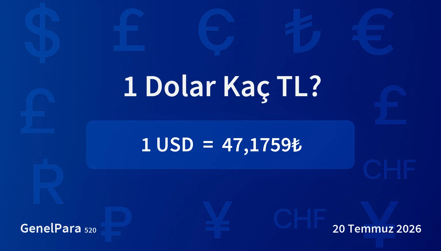 1.31 Dolar Kaç TL?