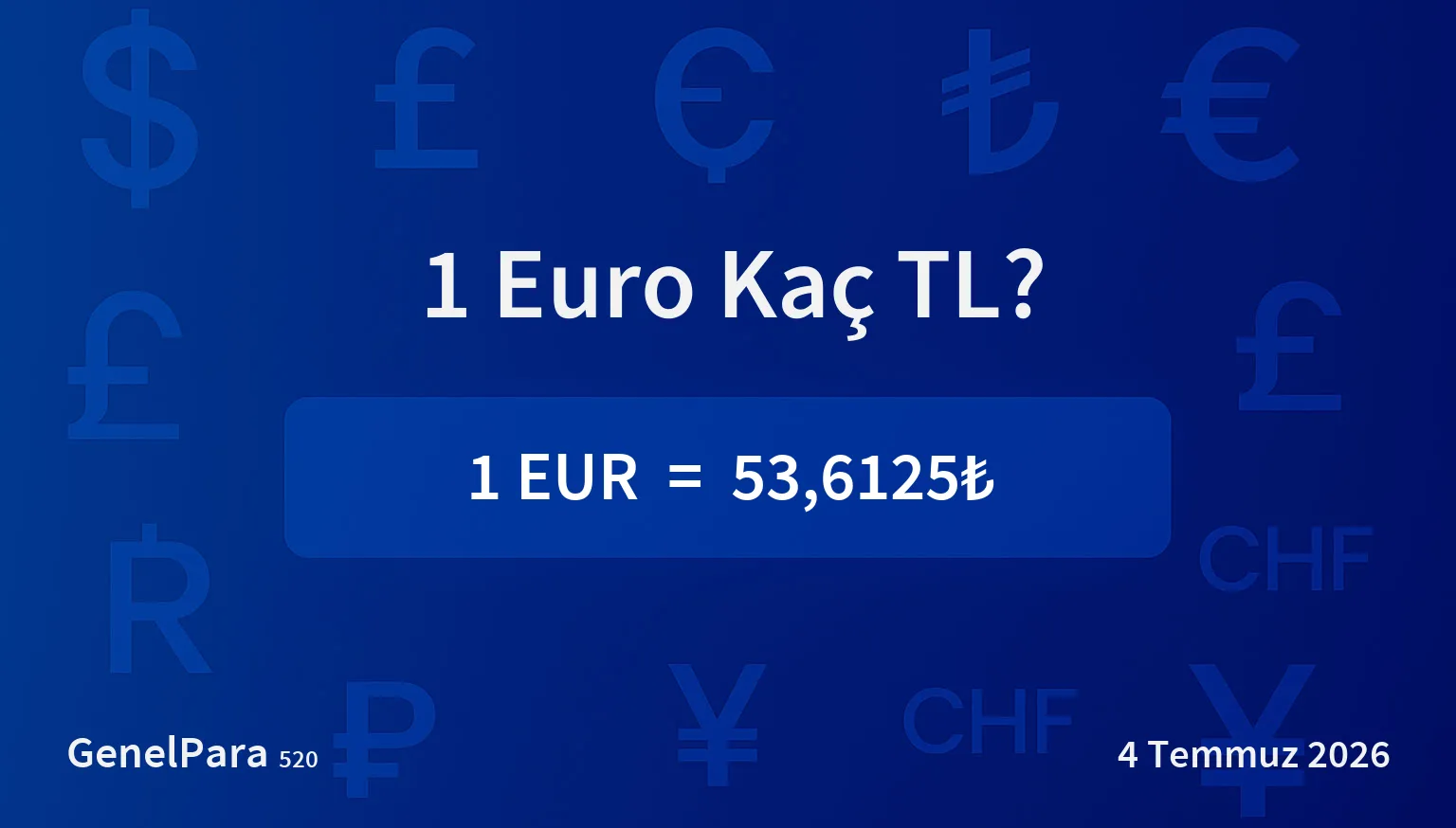 0.39 Euro Kaç TL?