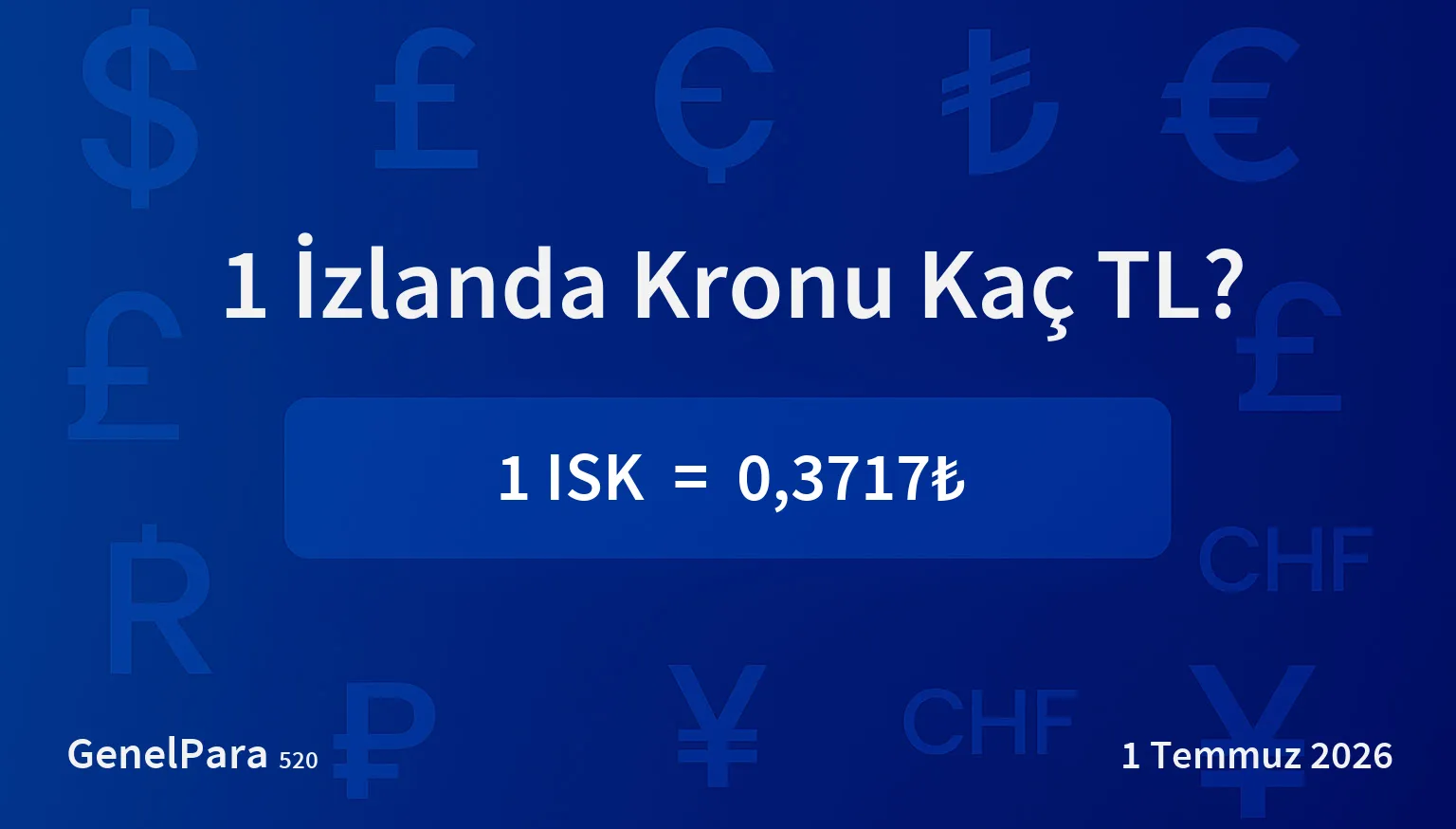 İzlanda Kronu (ISK) Kuru