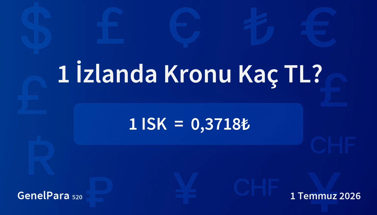 İzlanda Kronu (ISK) Kuru