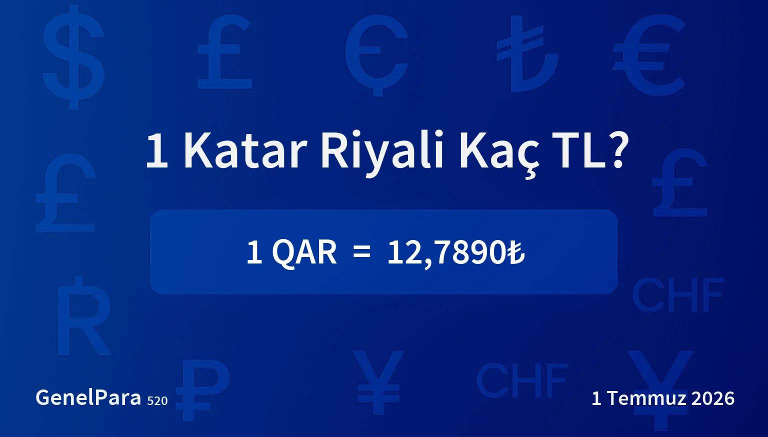 Katar Riyali (QAR) Kuru