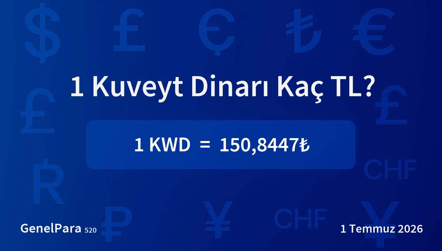 Kuveyt Dinarı (KWD) Kuru