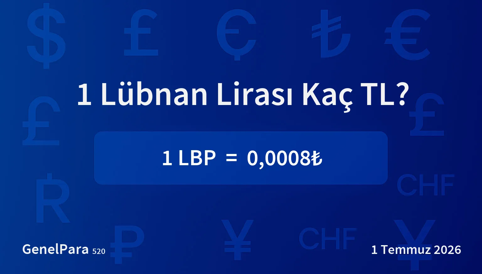 Lübnan Lirası (LBP) Kuru