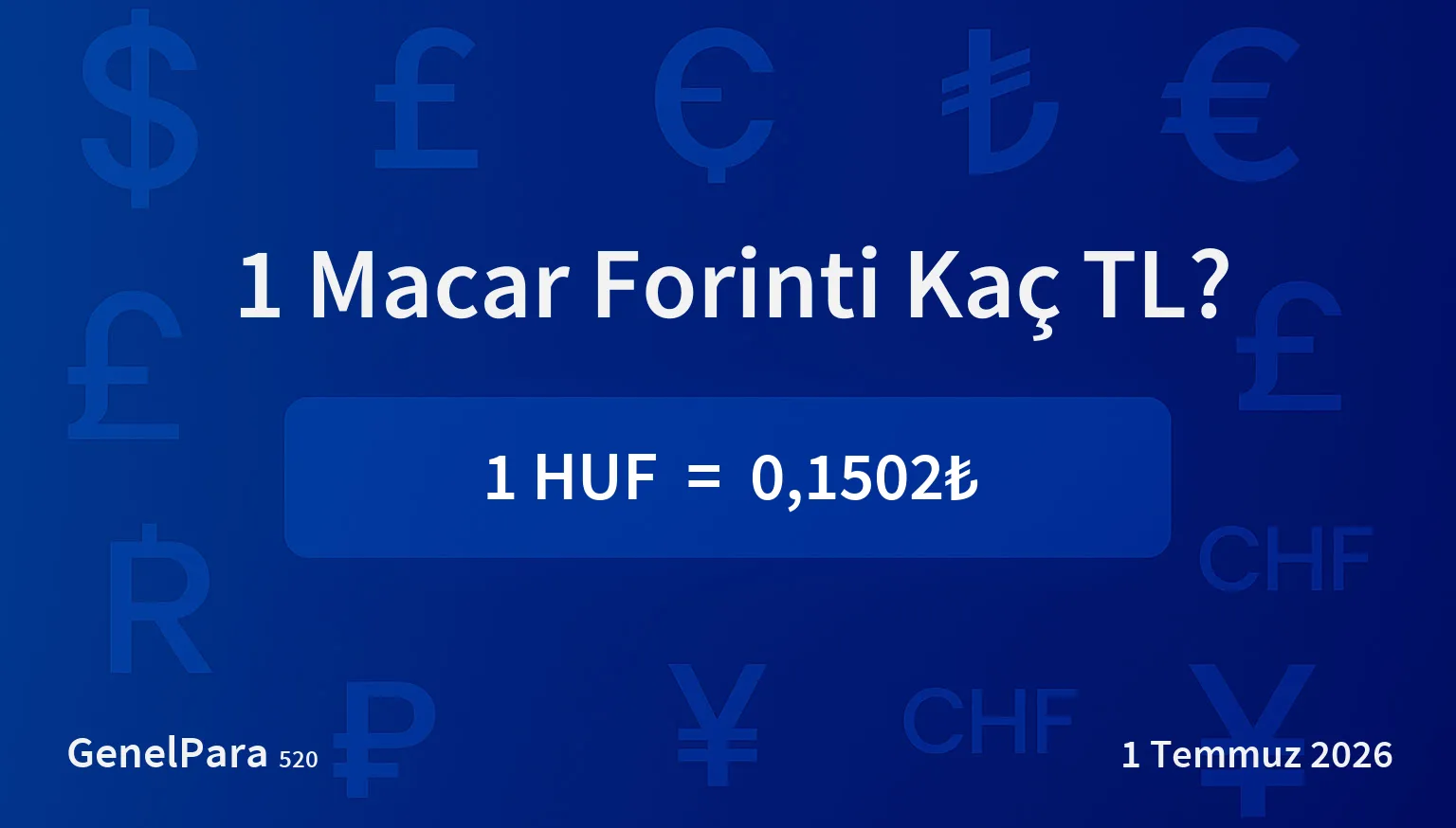 Macar Forinti (HUF) Kuru