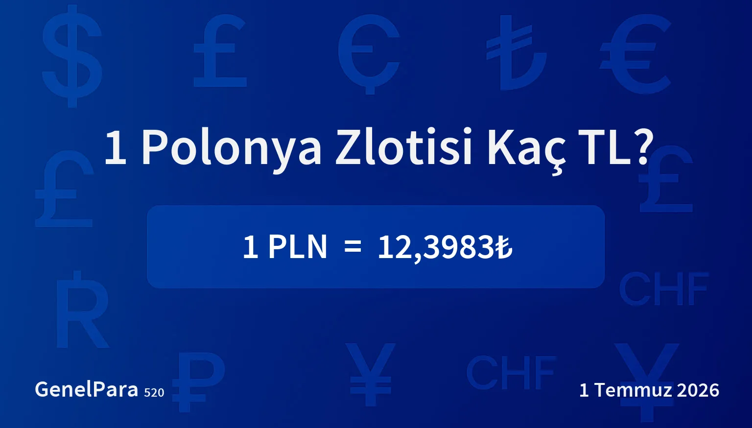 Polonya Zlotisi (PLN) Kuru