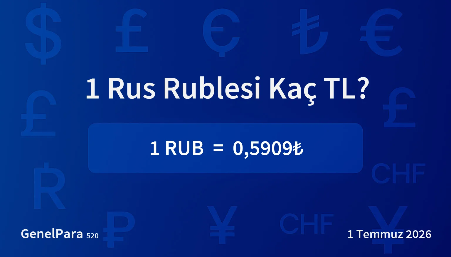 Rus Rublesi (RUB) Kuru