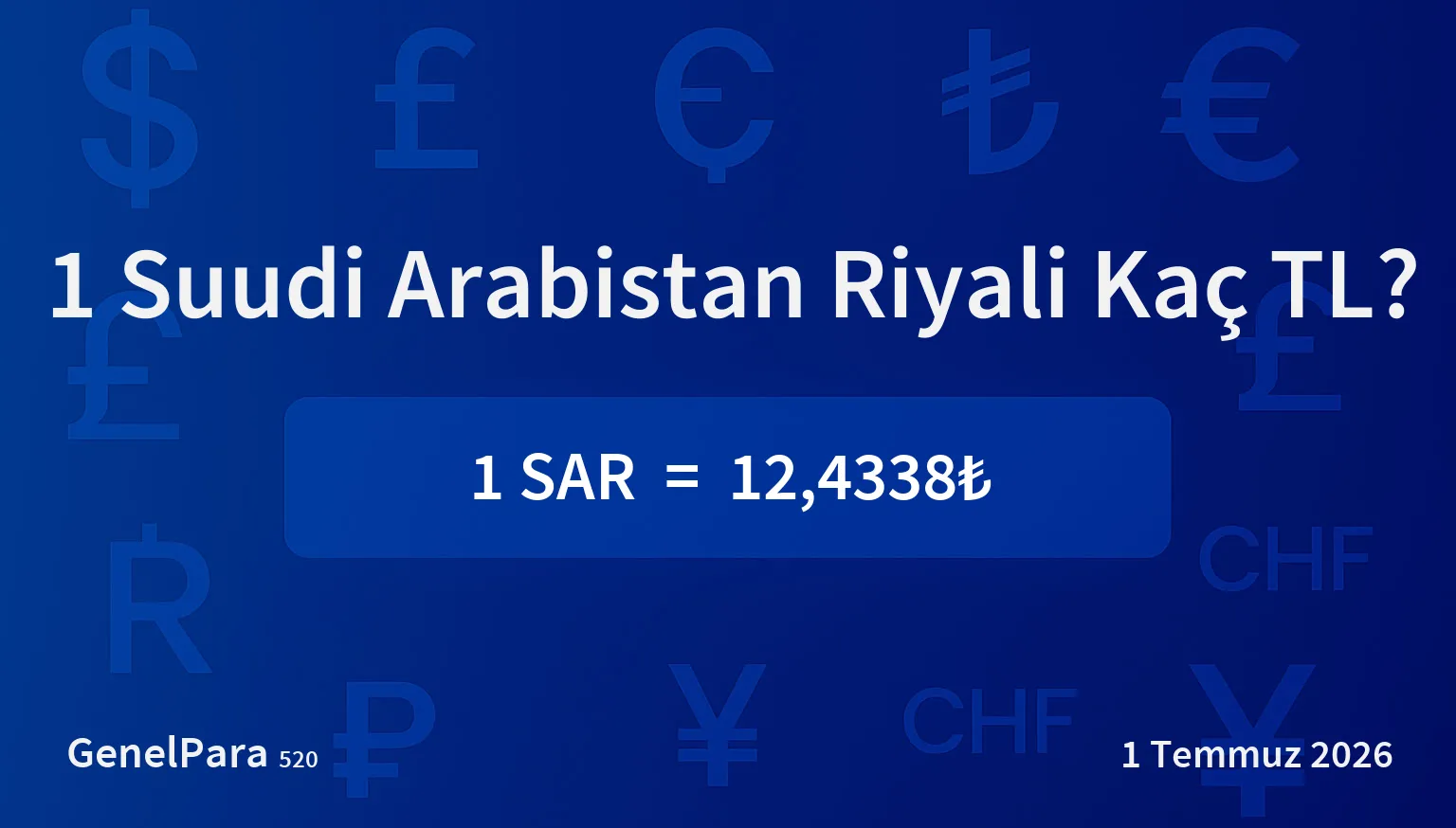 Suudi Arabistan Riyali (SAR) Kuru