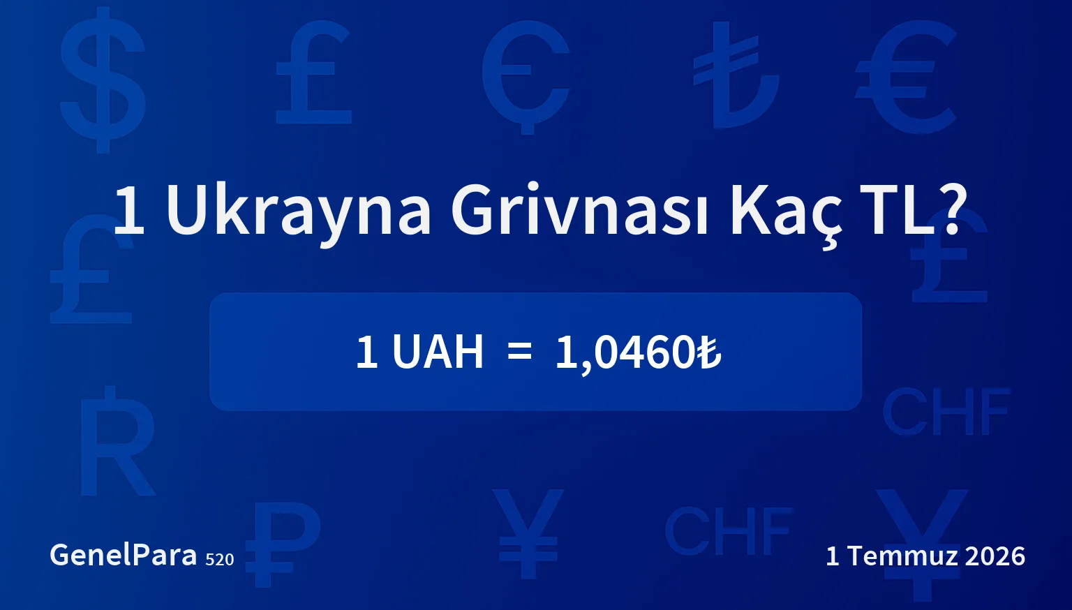 Ukrayna Grivnası (UAH) Kuru