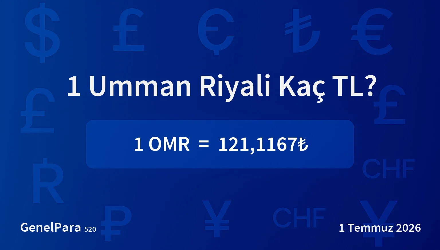 Umman Riyali (OMR) Kuru