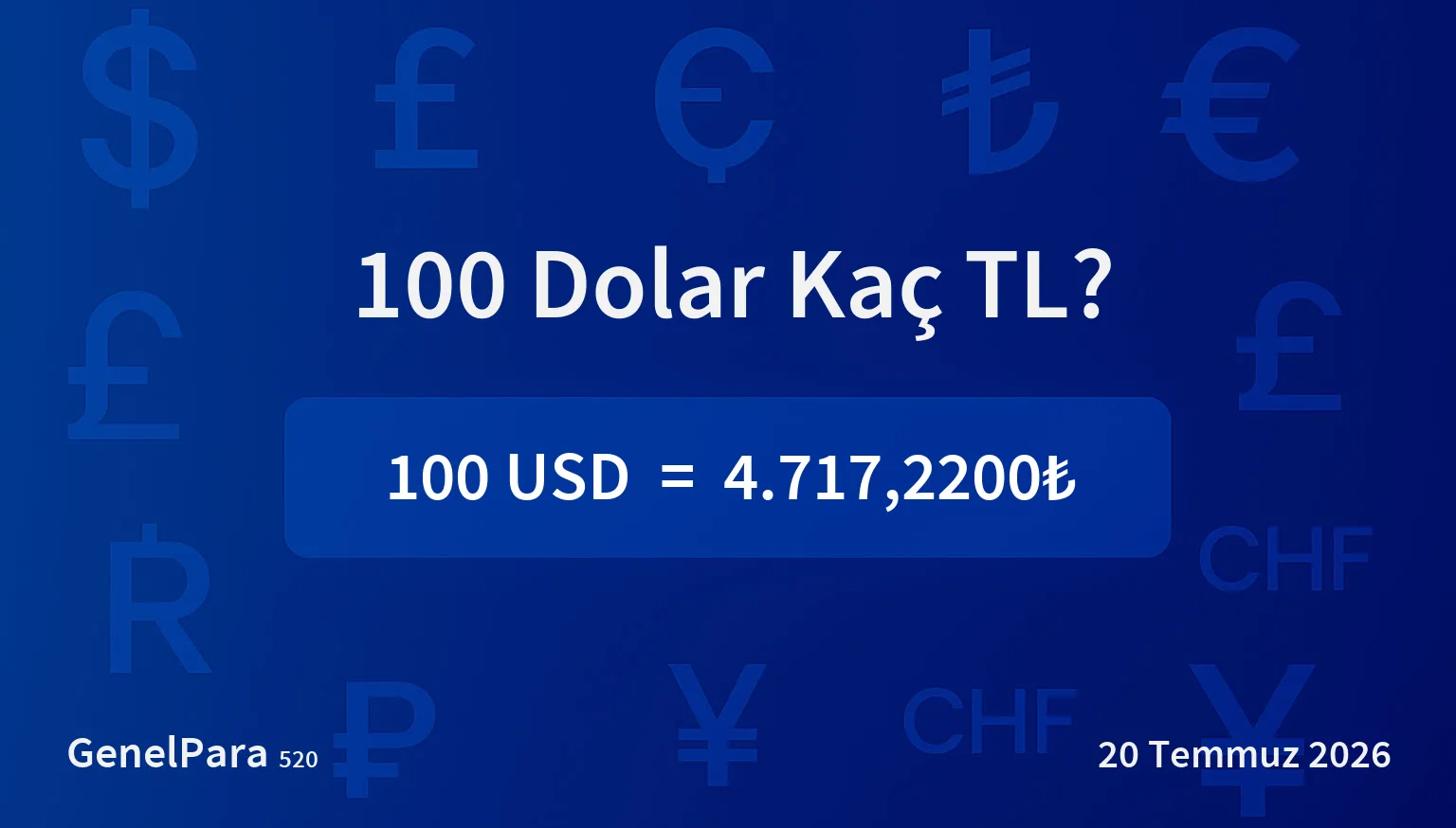 99.82 Dolar Kaç TL?