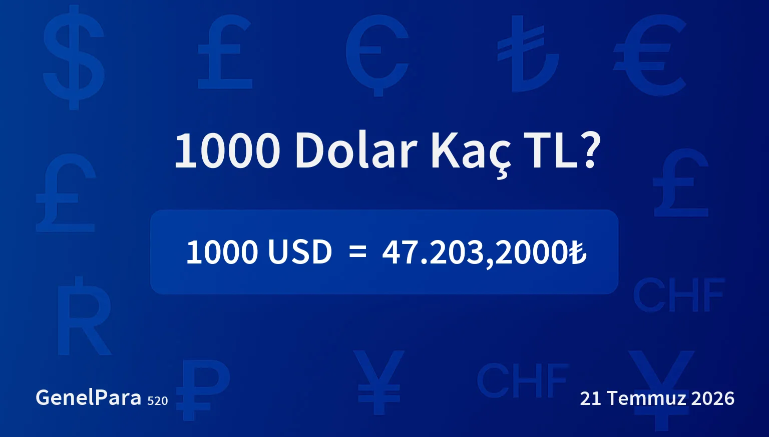 999.64 Dolar Kaç TL?