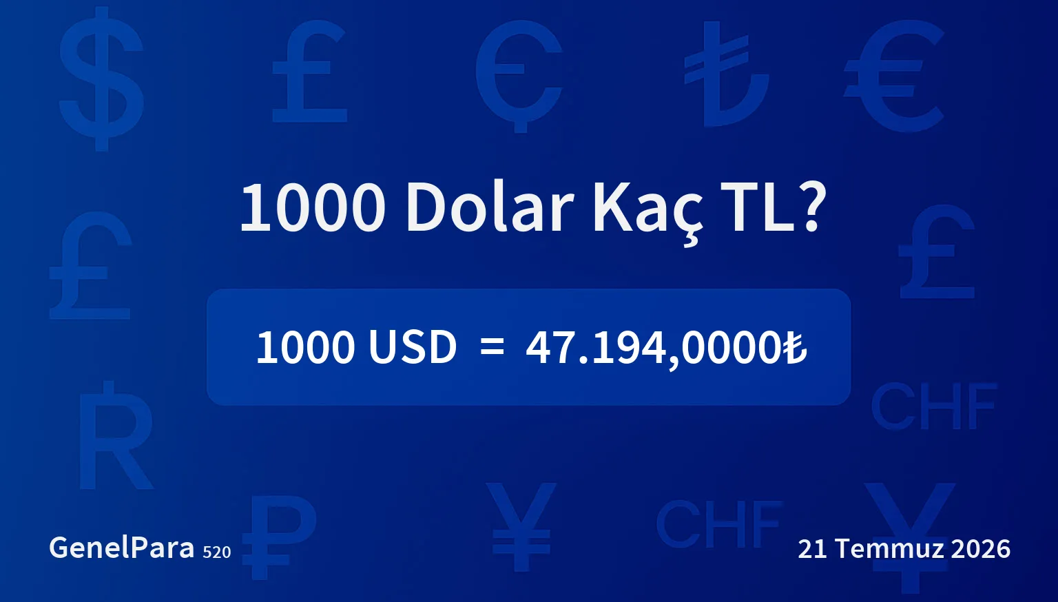 999.71 Dolar Kaç TL?