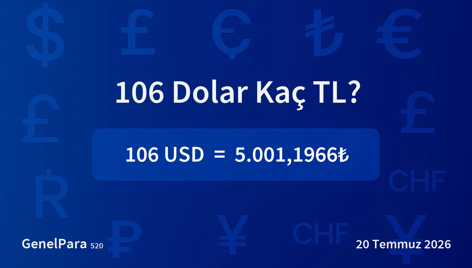 105.67 Dolar Kaç TL?