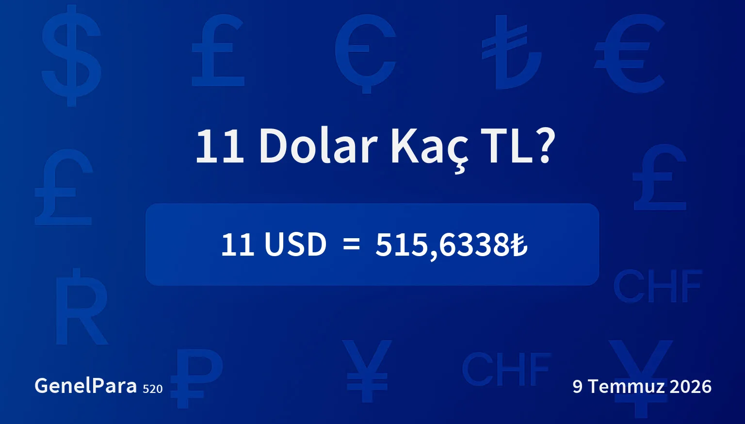 10.86 Dolar Kaç TL?