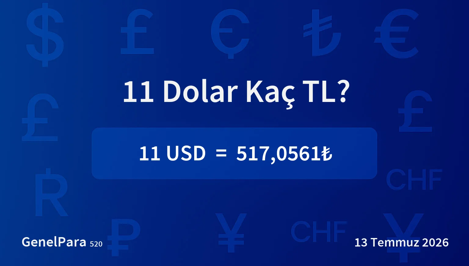 10.58 Dolar Kaç TL?