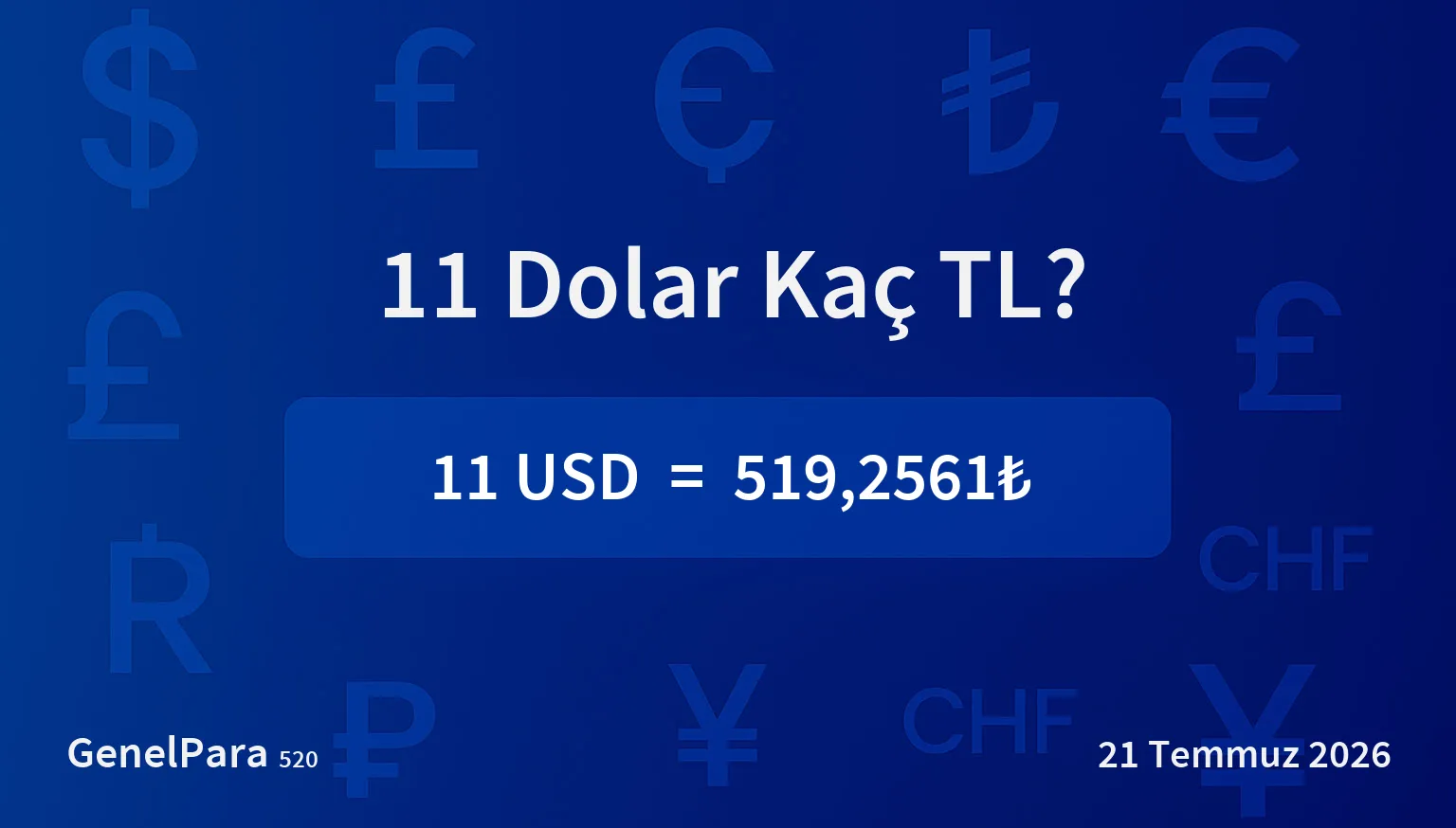 11.22 Dolar Kaç TL?