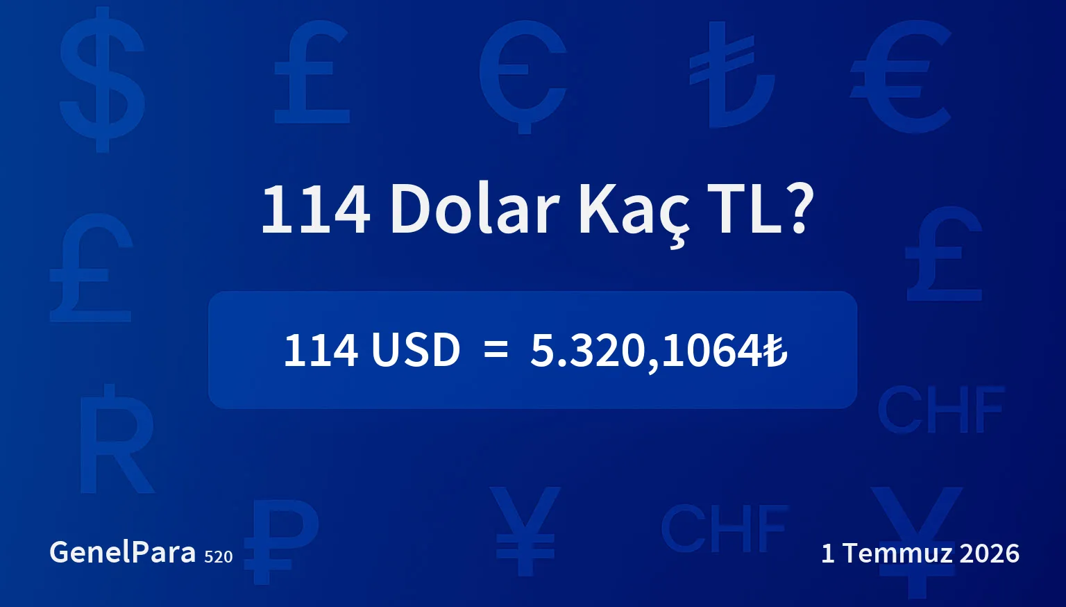 113.84 Dolar Kaç TL?