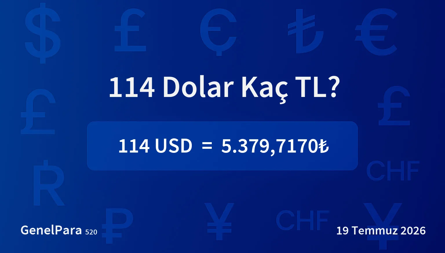 113.76 Dolar Kaç TL?