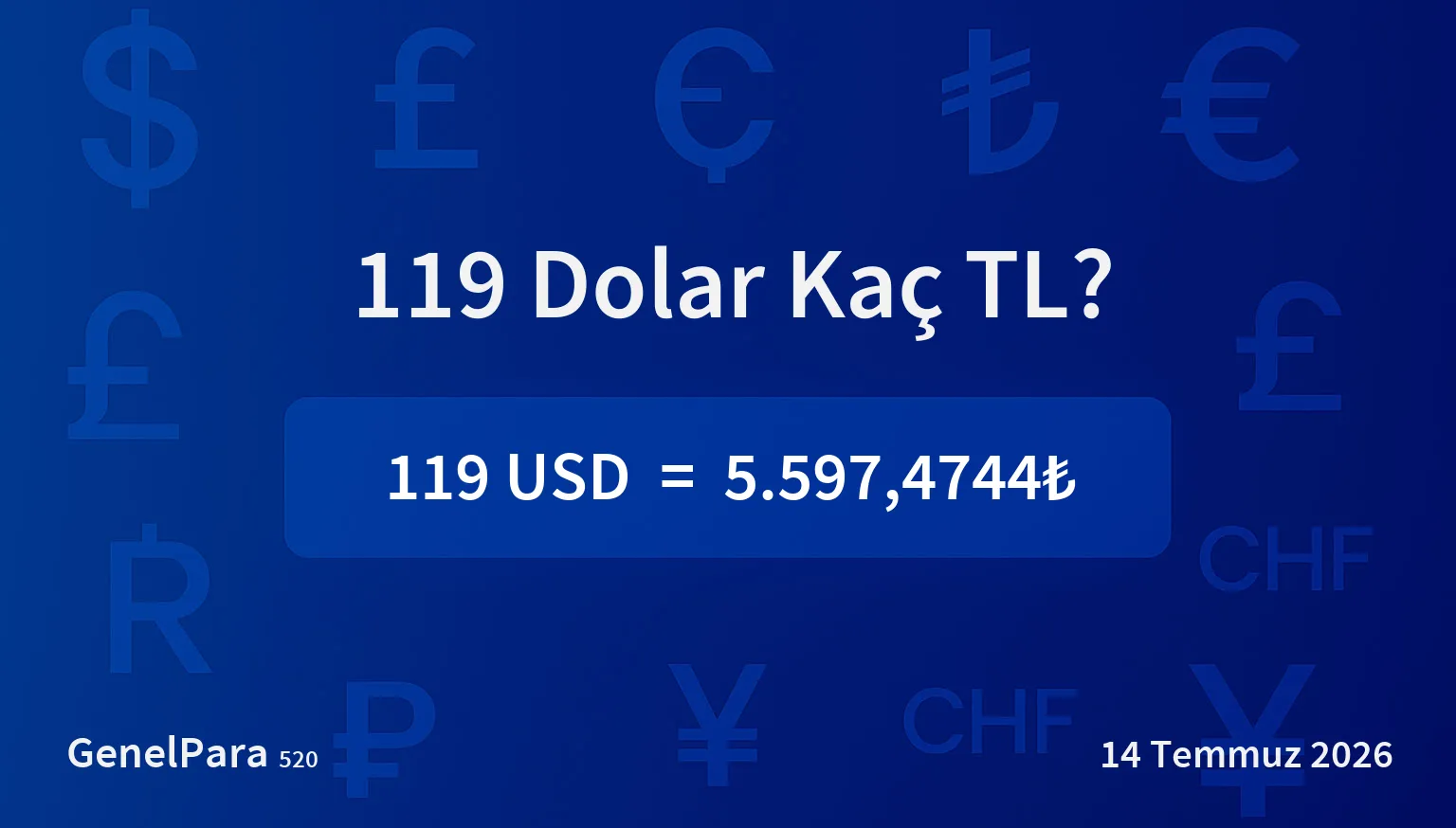 119.32 Dolar Kaç TL?
