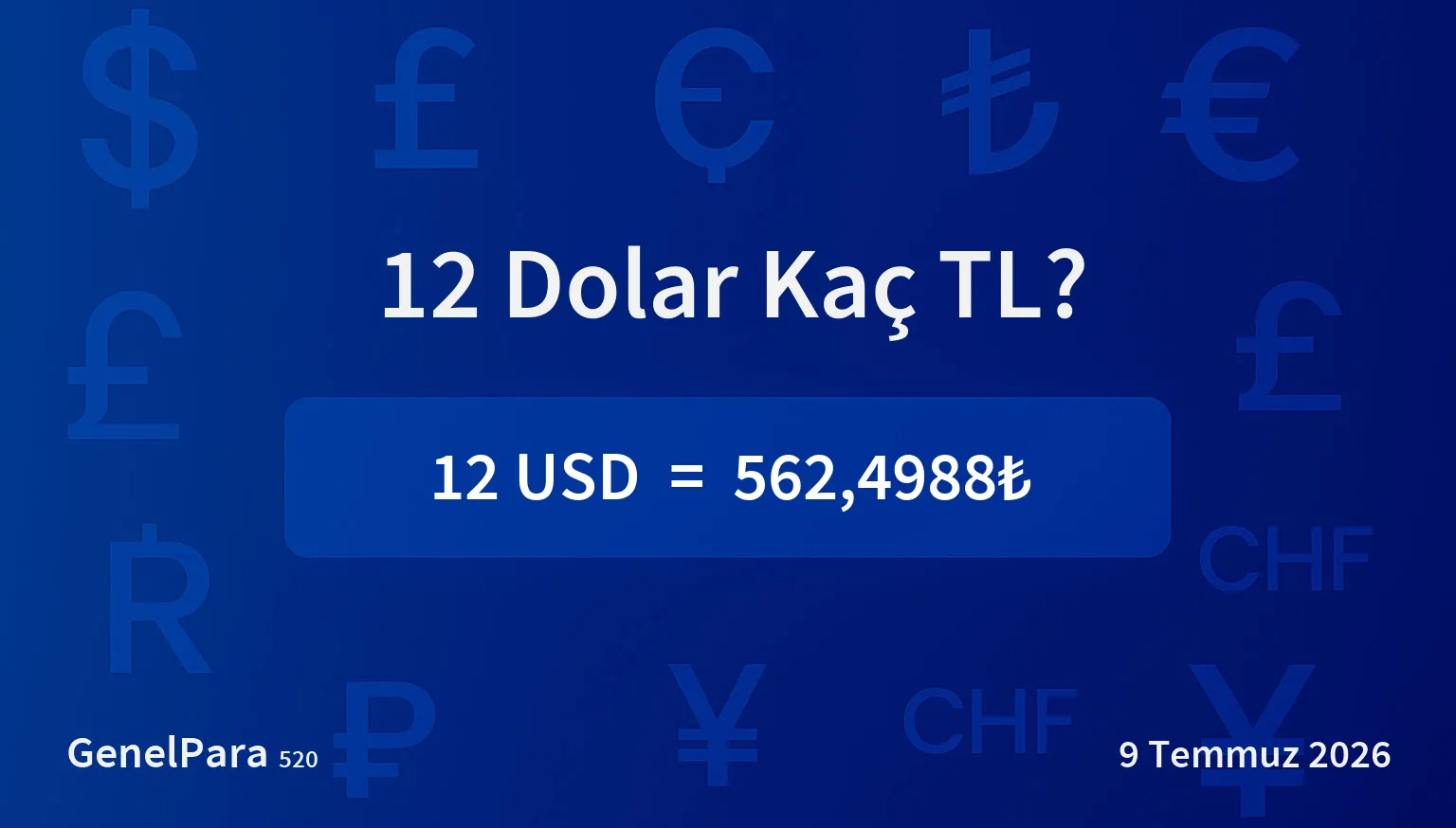 12.08 Dolar Kaç TL?
