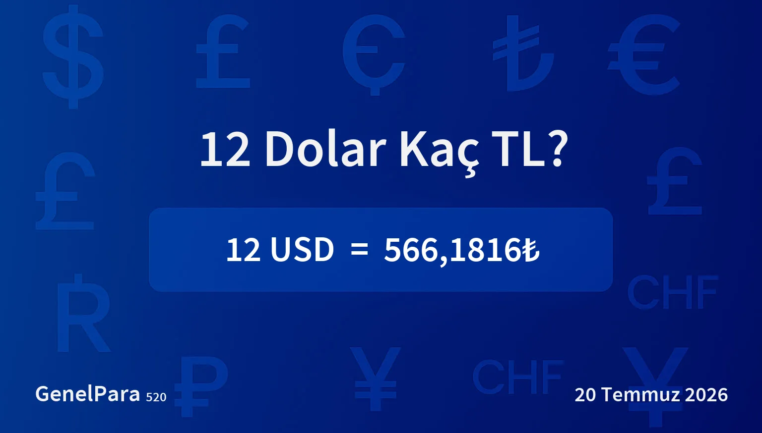 11.93 Dolar Kaç TL?