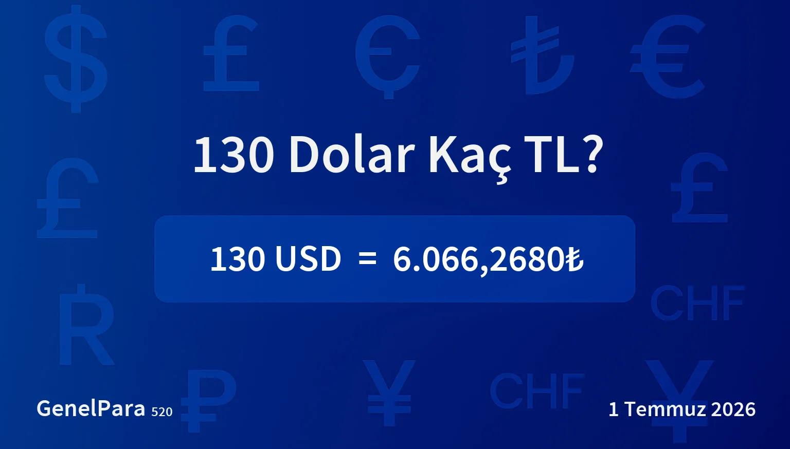 129.94 Dolar Kaç TL?