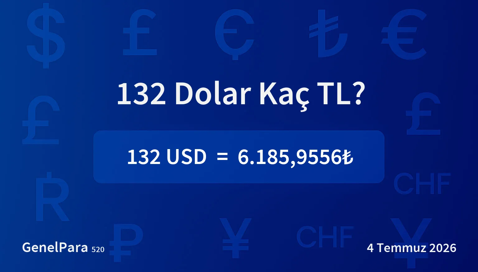 131.87 Dolar Kaç TL?