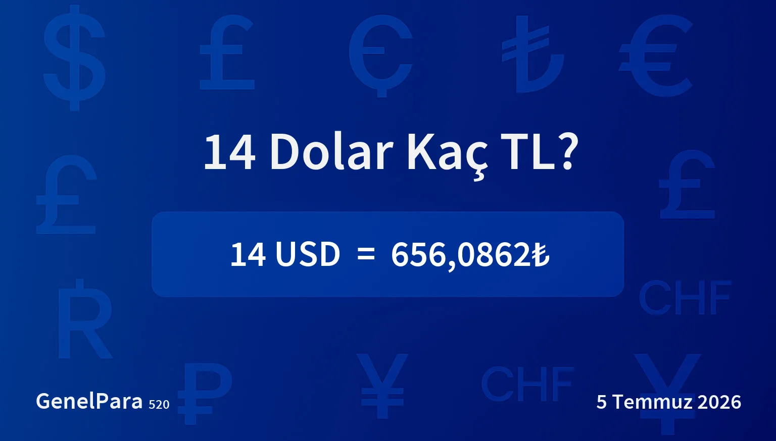 13.80 Dolar Kaç TL?