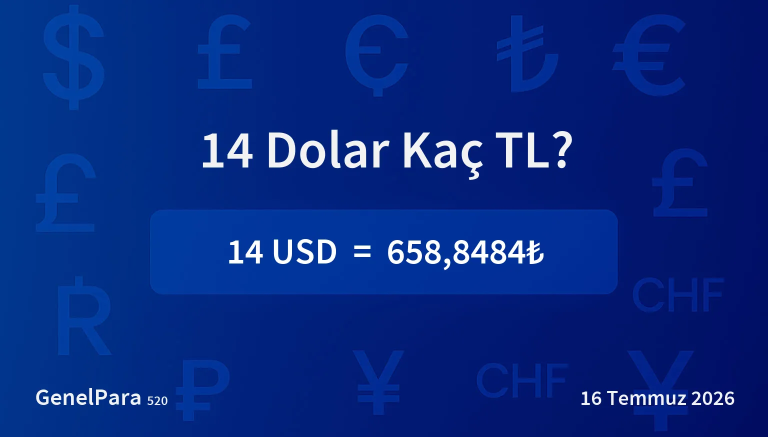 14.13 Dolar Kaç TL?
