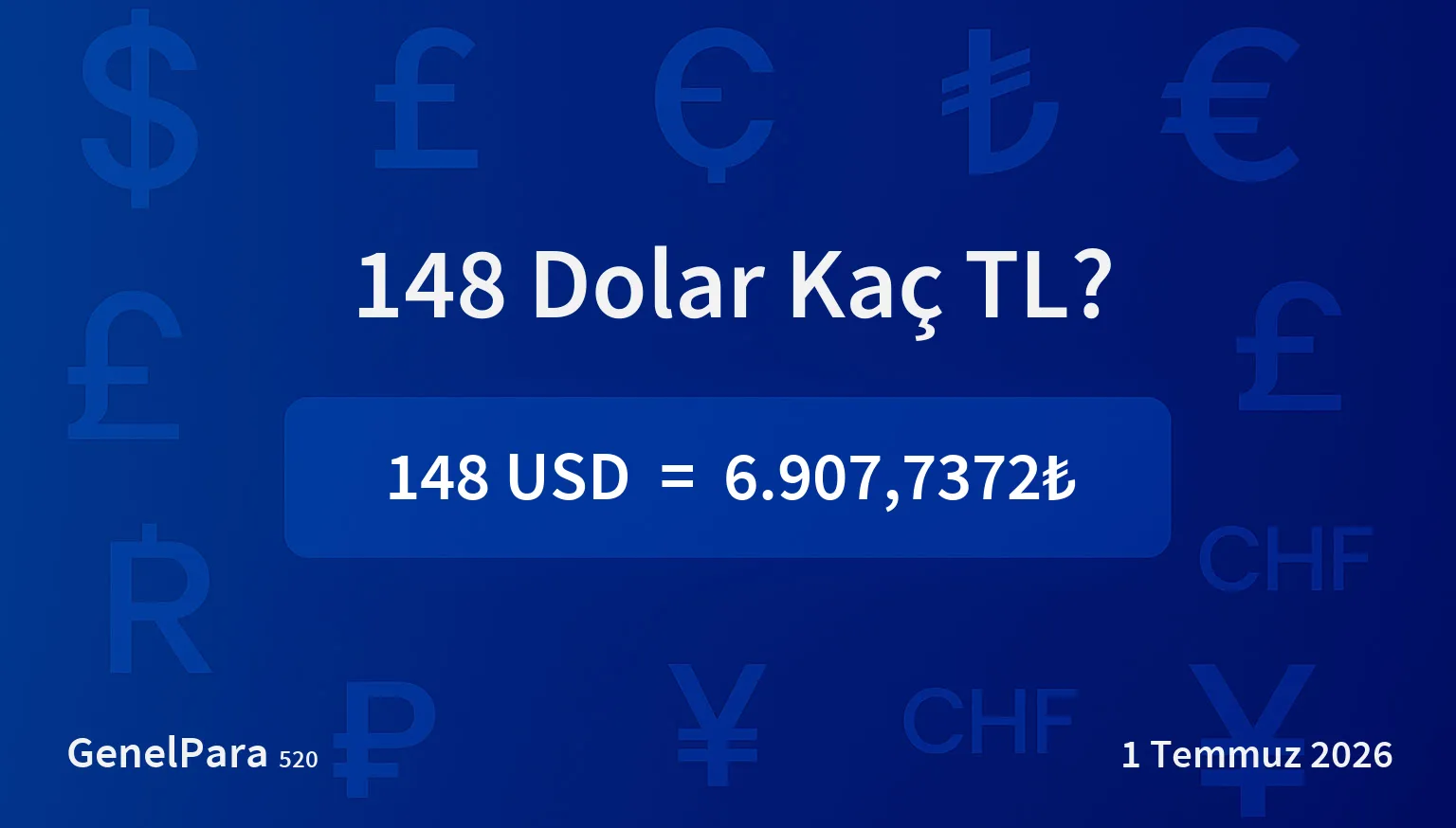 148 Dolar Kaç TL?