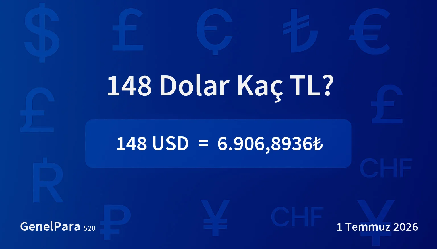 148 Dolar Kaç TL?
