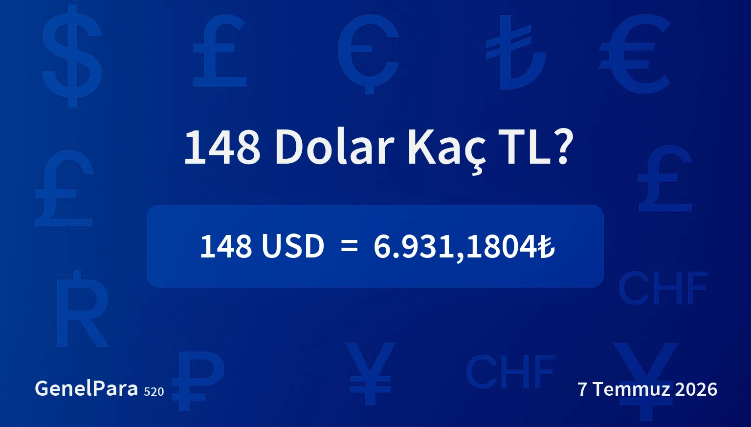 147.69 Dolar Kaç TL?