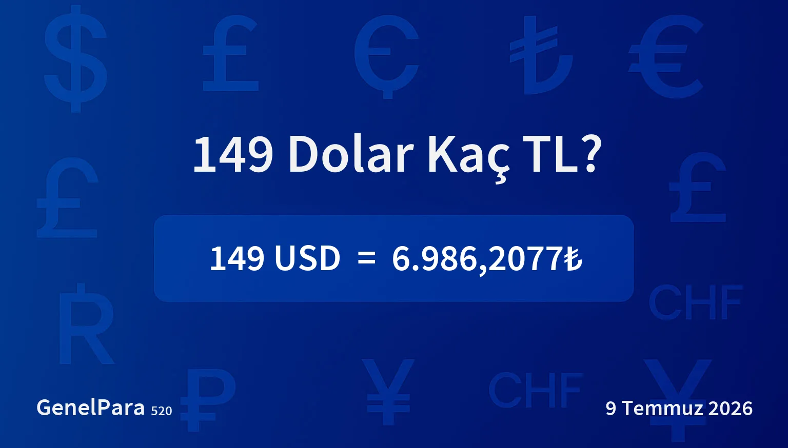 149.05 Dolar Kaç TL?