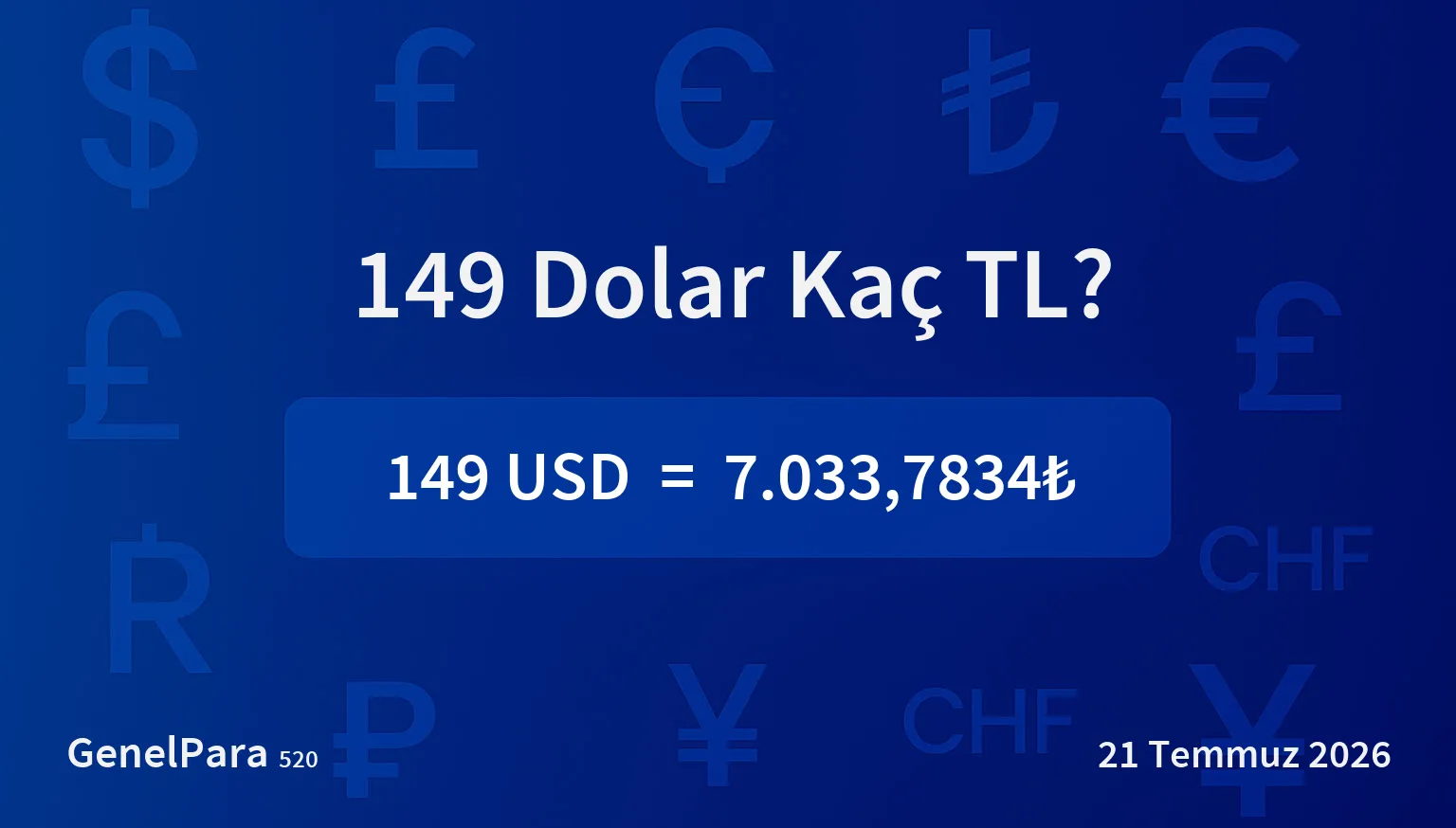 148.76 Dolar Kaç TL?