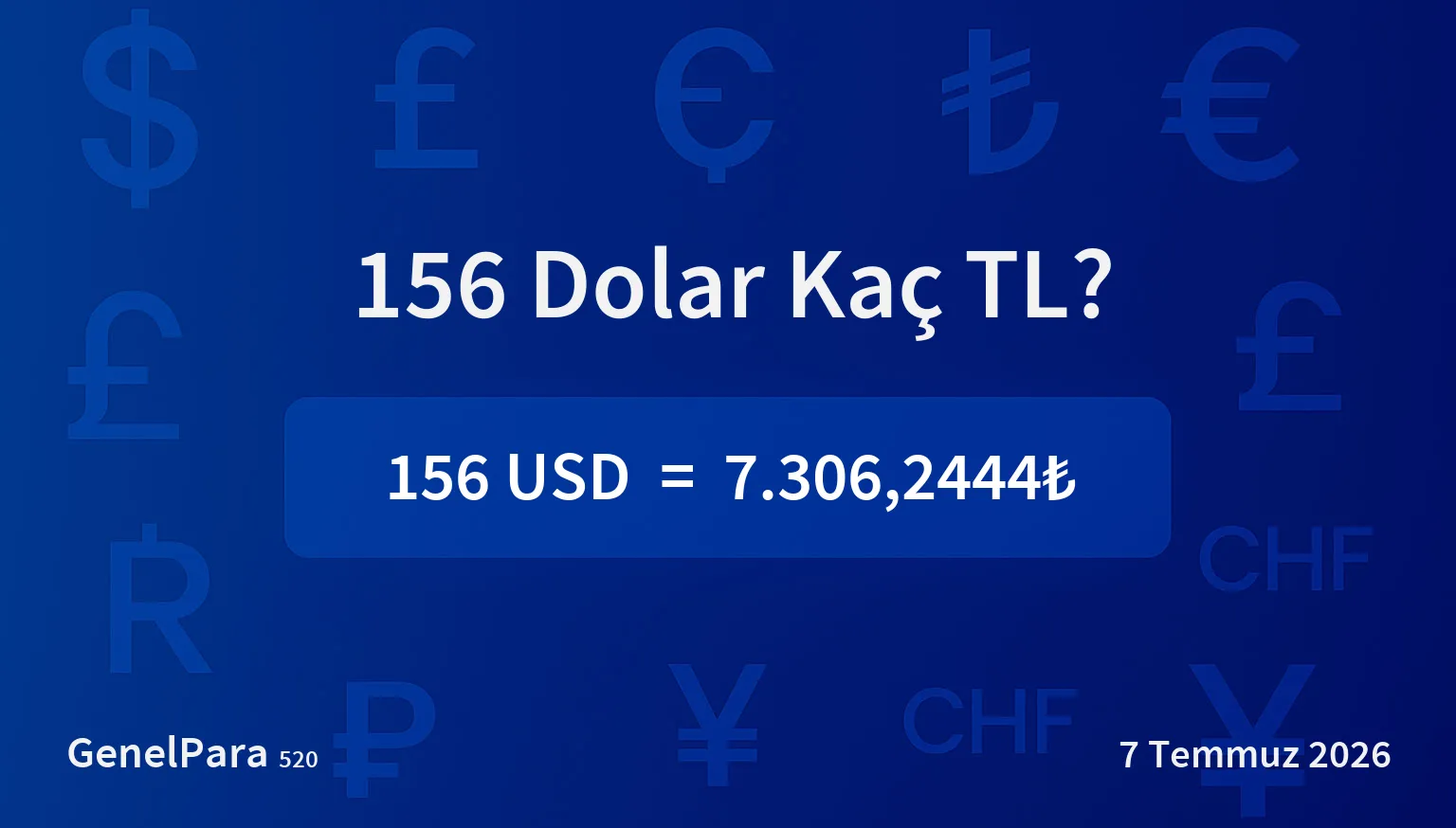 156.37 Dolar Kaç TL?