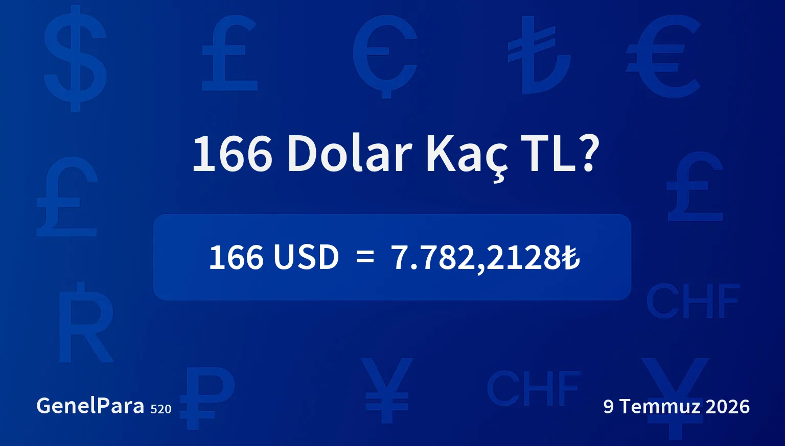 165.59 Dolar Kaç TL?