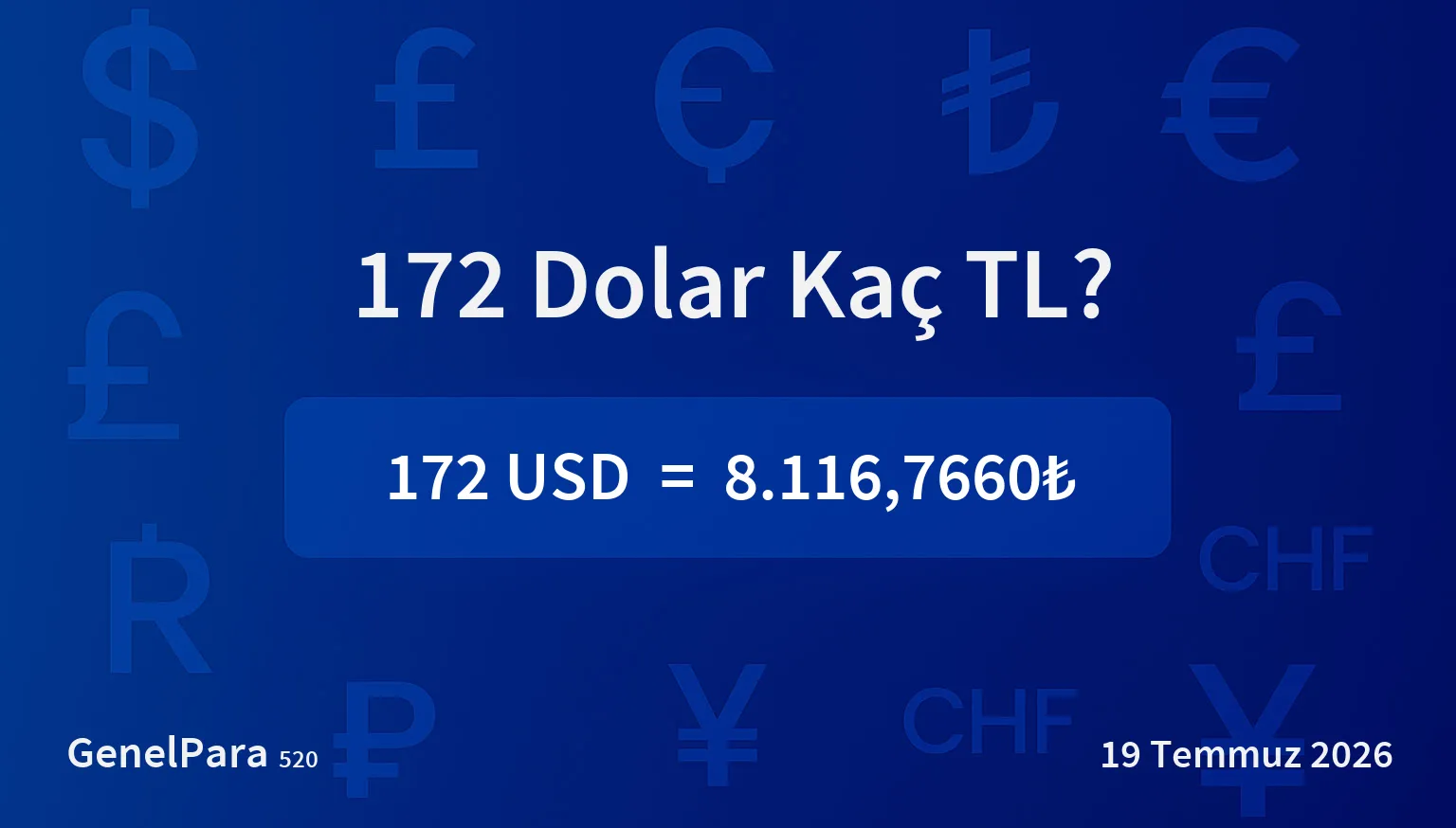 171.81 Dolar Kaç TL?