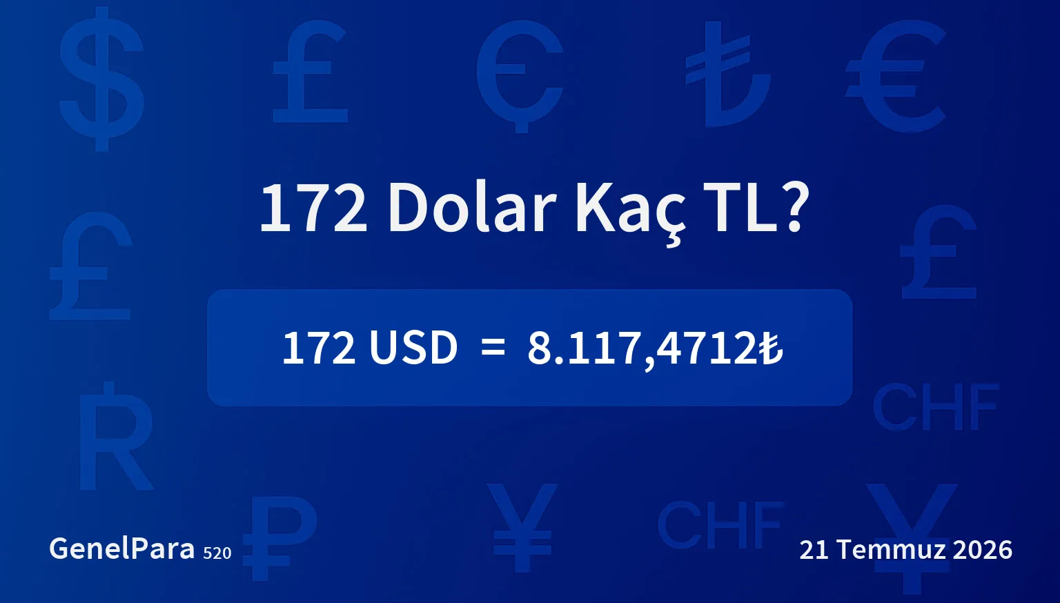 171.89 Dolar Kaç TL?