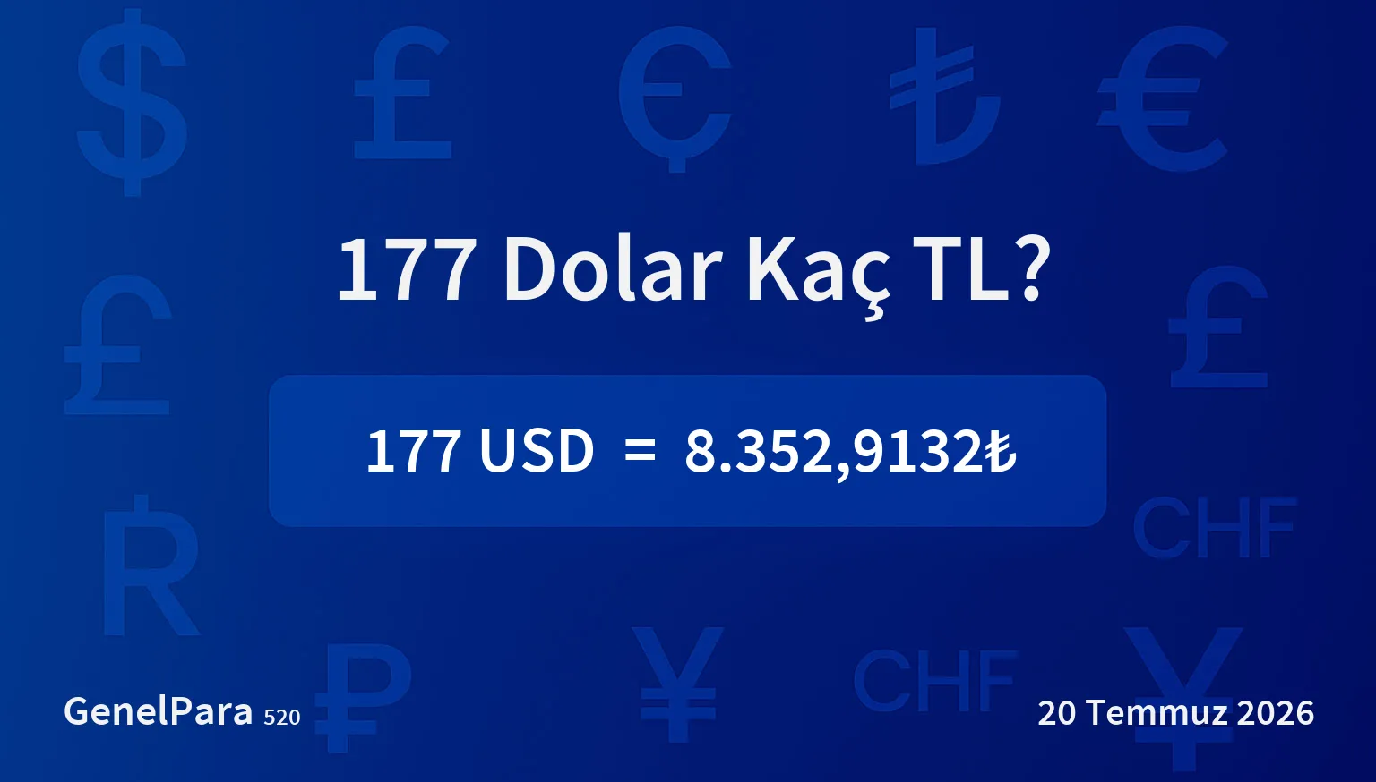 177.40 Dolar Kaç TL?