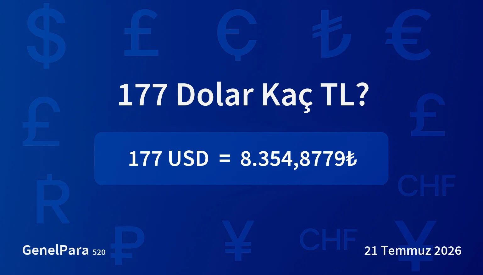 177.42 Dolar Kaç TL?