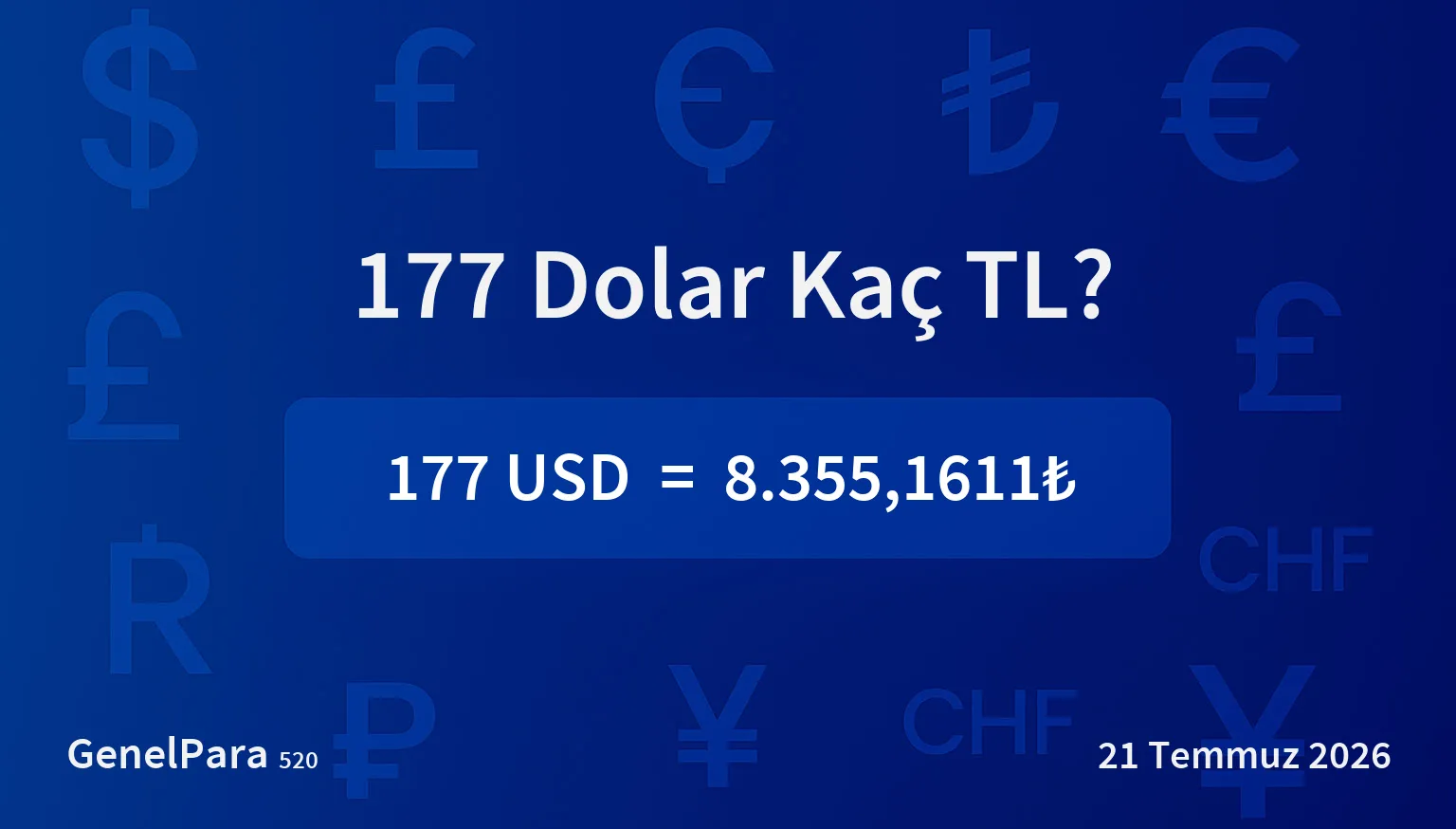 176.64 Dolar Kaç TL?