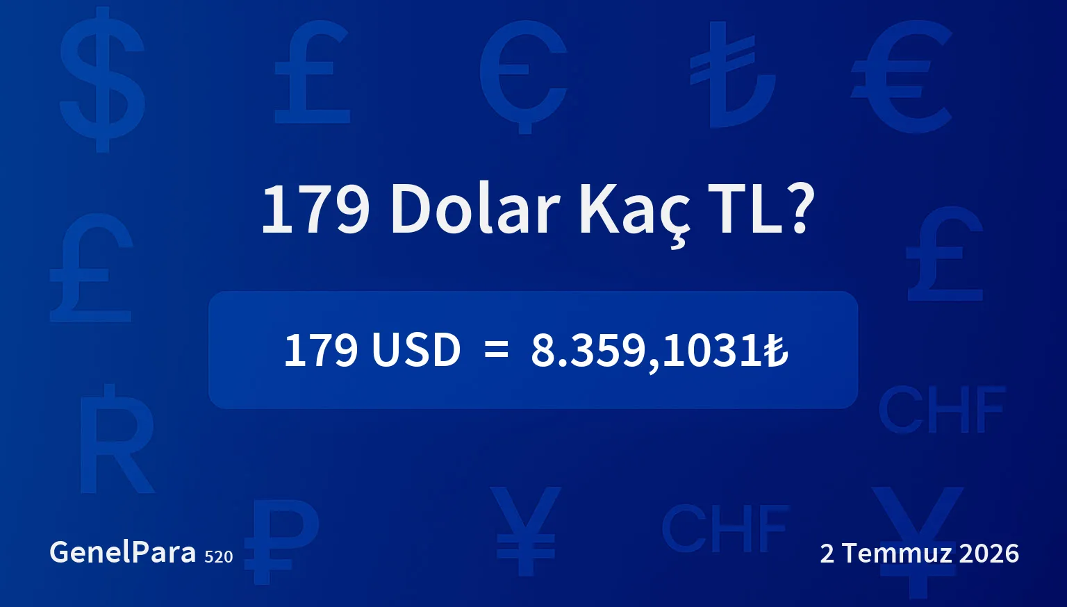 179.21 Dolar Kaç TL?