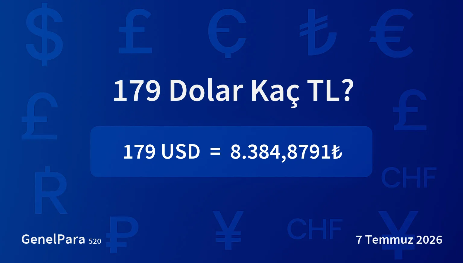 179.14 Dolar Kaç TL?