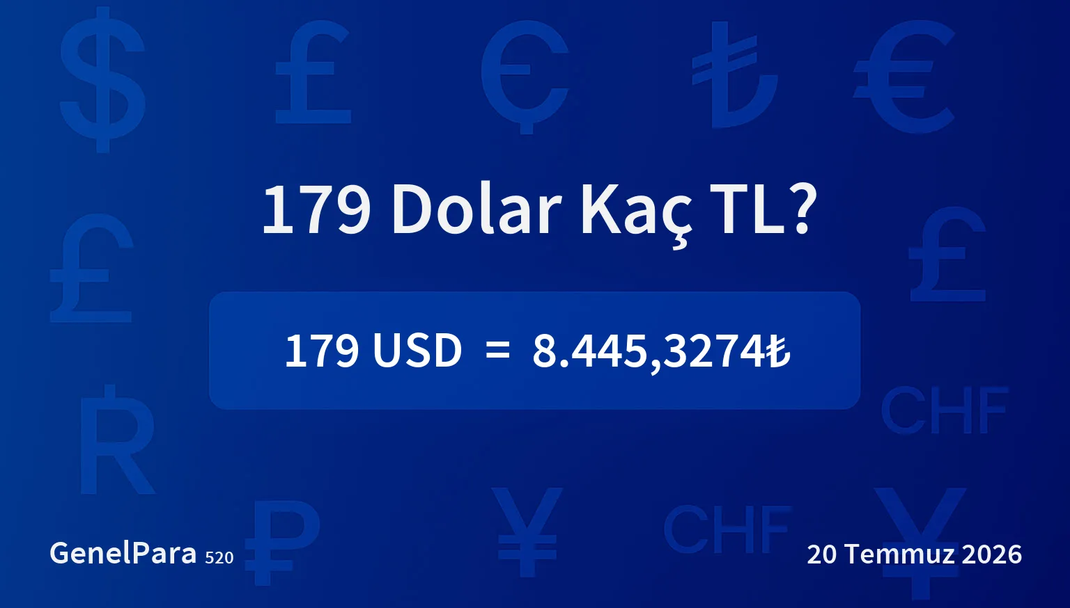178.77 Dolar Kaç TL?