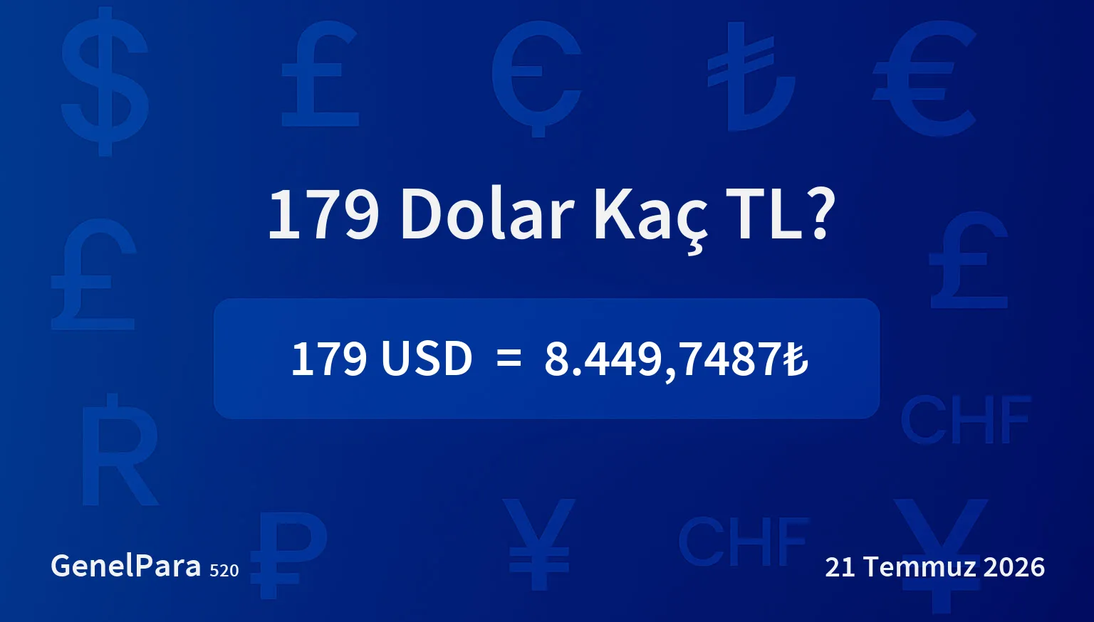 179.30 Dolar Kaç TL?